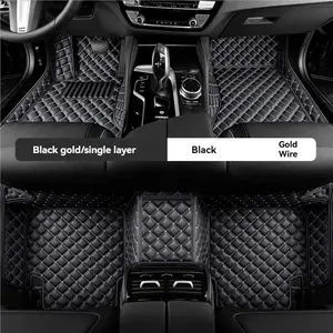 For 2023-2025 Honda HR-V Full-Coverage Car Floor Mats Leather PU Material Waterproof, Stain-Resistant, Wear-Resistant