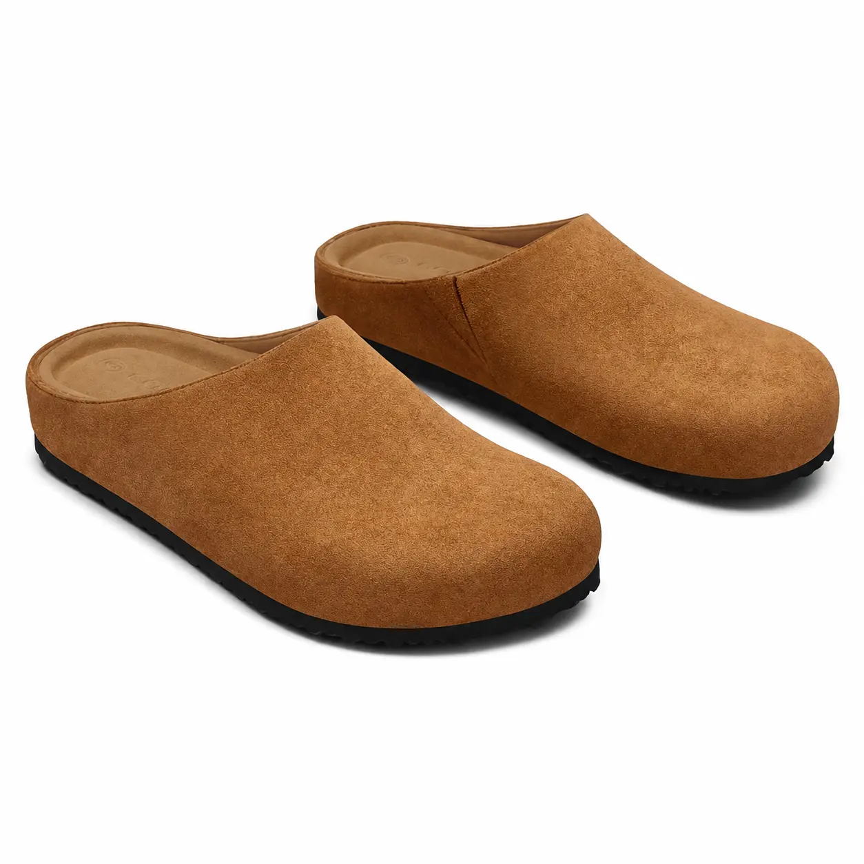 Coutgo Womens Suede Leather Clogs Comfortable Closed Toe Slip-On Mules | Potato Shoes,Comfort,Footbed,Casual,Walking Shoes,Indoor Outdoor,Work Shoes,Slide,Cushioned