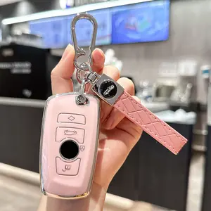 ACEBOY For BMW Key Fob Cover. Advanced Soft TPU Key Box Is Compatible With X1 X3 X4 X5 X6 1 2 4 5 6 7 M3 M5 M6 GT3 GT5 G30 F10 F15 F16 F20 Key