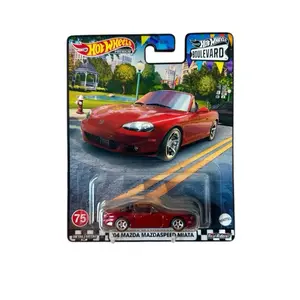 Hot Wheels Premium ‘04 Mazda Mazdaspeed Miata Red Boulevard 75 1:64 Diecast Car
