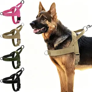 Dog Explosion-Proof Strap Harness - Easy to Fit No-Pull Design - Safe Secure and Comfortable - Ideal for All Dogs - Chafe-Resistant Lightweight Straps - Adjustable Straps for Perfect Fit halo collar partner catharness training