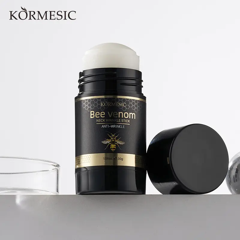 Kormesic Bee Venom Extract Neck Wrinkle Stick - 30g Anti-Aging Neck Care & Body Care Cosmetic, Gentle Absorption, Suitable for All Skin Types, 24-Month Shelf Life, Single Unit
