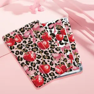 Fashion Cherry Pattern Tablet Case with Pen Slot, Adjustable Bracket Design Tablet Protective Cover, Soft Shell Tablet Protector for iPad, Tablet Casing
