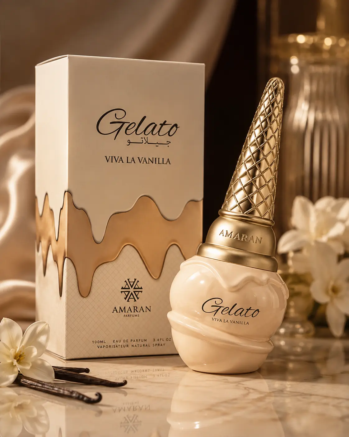 GELATO VIVA LA VANILLA EDP - 100 ML (3.4oz) BY AMARAN