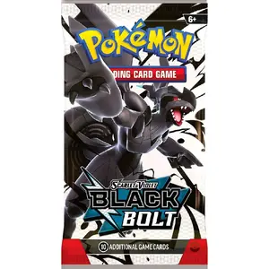 Pokémon Black Bolt Pack - 10 Additional Game Cards for Scarlet & Violet Edition Trading Card Game