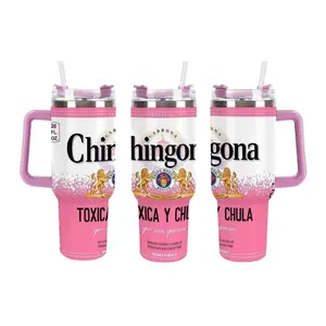 Chingona Modelo Inspired  Stainless Steel Tumbler ,class of 2026,Toxica y Chula Mexican Inspired Stainless Steel Travel Mug, Insulated Cup with Lid, Funny Latina Sarcastic Quote Tumbler, Perfect Birthday Gift for Her, Wife, Mom & Friends,Mother's Day Gift