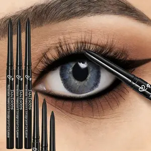 6Pcs Fine Tip Eyeliner, Waterproof & Sweatproof, 24H Wear High Color, Black Brown for Cat Eye Daily Commute Makeup, Eye Makeup Product, Eyeliner Set