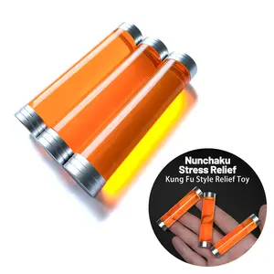 Stress Relief Focus Toy, Kung Fu Style Spin Pen Fidget, EDC Magnetic Metal Fidget Stick, Carbon Fiber Spinner Pop Toy, Perfect Gifts