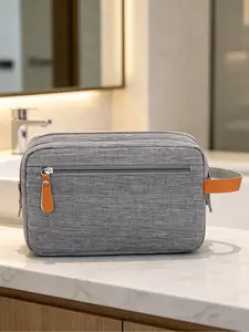 Water Resistant Travel Toiletry Bag for Men, Compact & Durable Design, Ideal for Toiletries Storage, Perfect Gift for Christmas & New Year, Travel Cosmetic Bag, Travel Bags for Toiletries