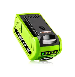 6000mAh 40V Lithium Replacement for Greenworks 40V Battery 29462 Compatible with Greenworks 40 Volt Battery G-MAX  27062 Cordless Power Tools