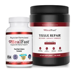HealFast Surgery & Injury Recovery Post-Op Supplement and Tissue Repair Protein Shake All-In-One Comprehensive Recovery Bundle