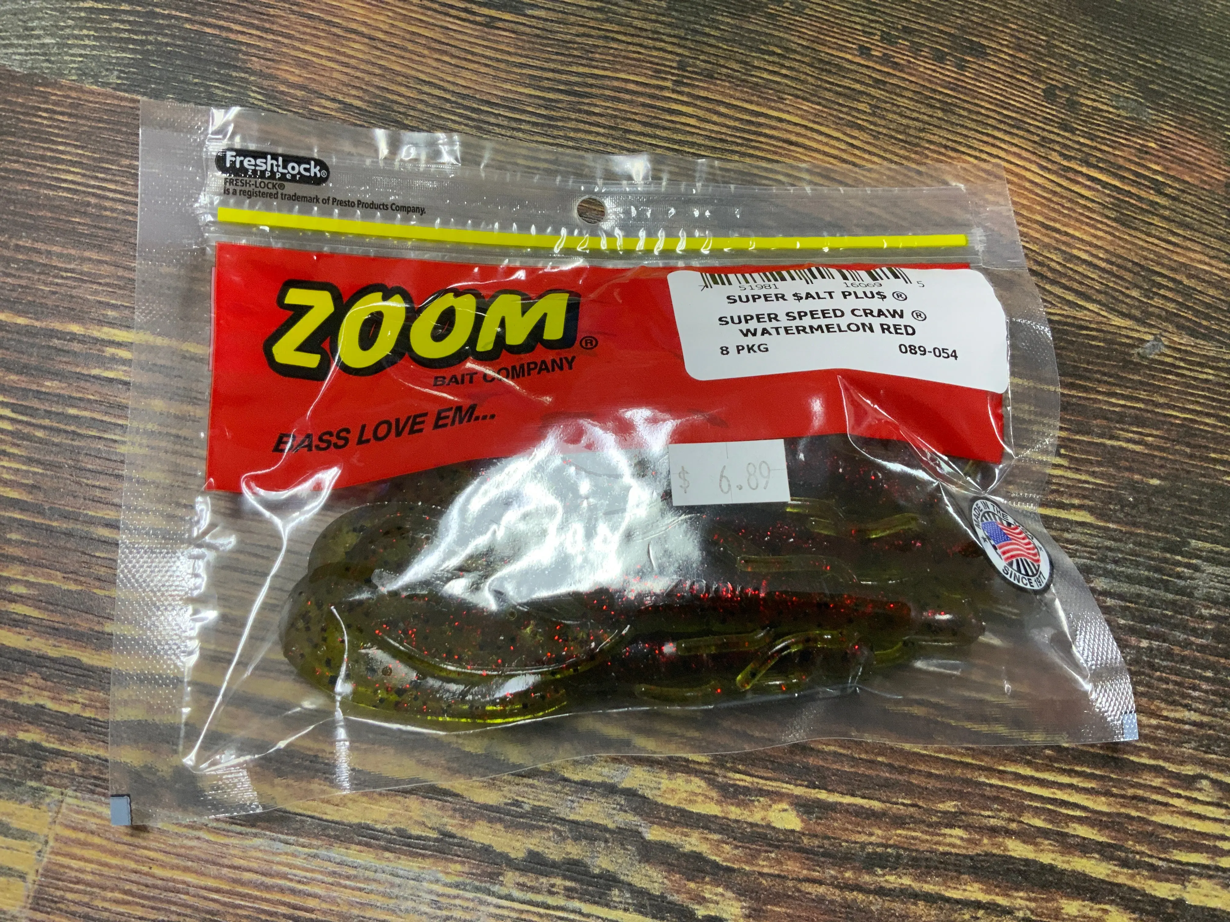 Zoom Super Speed Craw - Watermelon Red Zoom Super Speed Craw - Watermelon Red