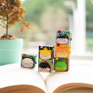 Wanunbox TATA Loves Studying Series PVC Beans Bag Figurine, Unisex Stress Relief Classic & Novelty Toy for 15+ Years Old, 1-3cm Error, Adult Supervision Required, Abs-Equipped