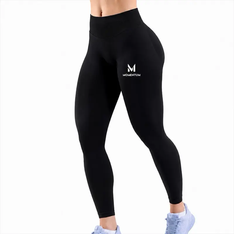 Momentum Women’s High Waist Compression Workout Leggings – Squat Proof Tummy Control Gym Yoga Pants