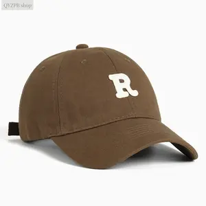 Korean Style Sun Visor Hat for Women - Trendy Soft Top Baseball Cap with Curved Brim, UV Protection, Face-Shaping Fashionable Cap for Outdoor & Daily Wear