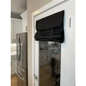 Black French Door Curtain Almost Complete Blackout - 1 panel