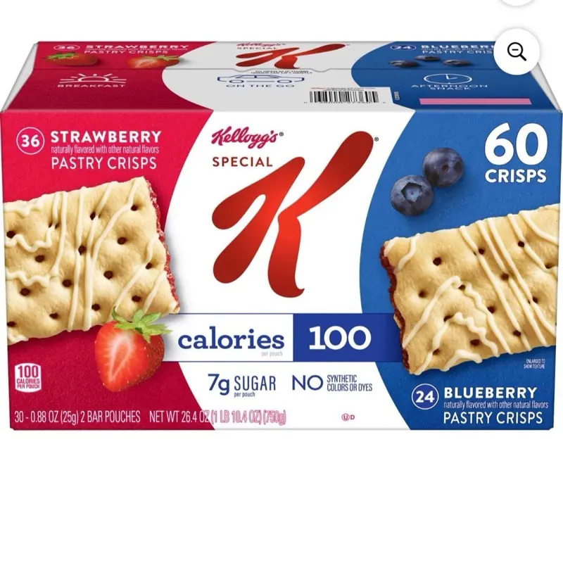 Special K Pastry Crisps, Variety Pack, 60 ct