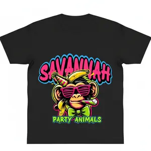 Savannah Party Animals Shirt Funny Baseball Banana Graphic Tee Matching Banana T Shirt Party Animals Baseball Season Gift y2k cotton fashion Streetwear Casual