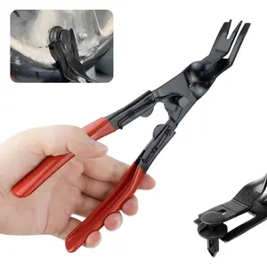 Universal Panel Clip Removal Pliers, Push Pin Panel Remover Tool, Automotive Upholstery Fastener Clip Pliers for Car Door Panel, Dashboard & Bumper Trim Removal