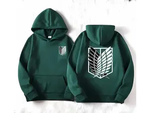 Attack on Titan Men's Hoodie, Anime-Inspired Unisex Hoodie, Streetwear Pullover Sweatshirt for Men & Women, Cosplay Hoodie, Anime Gift