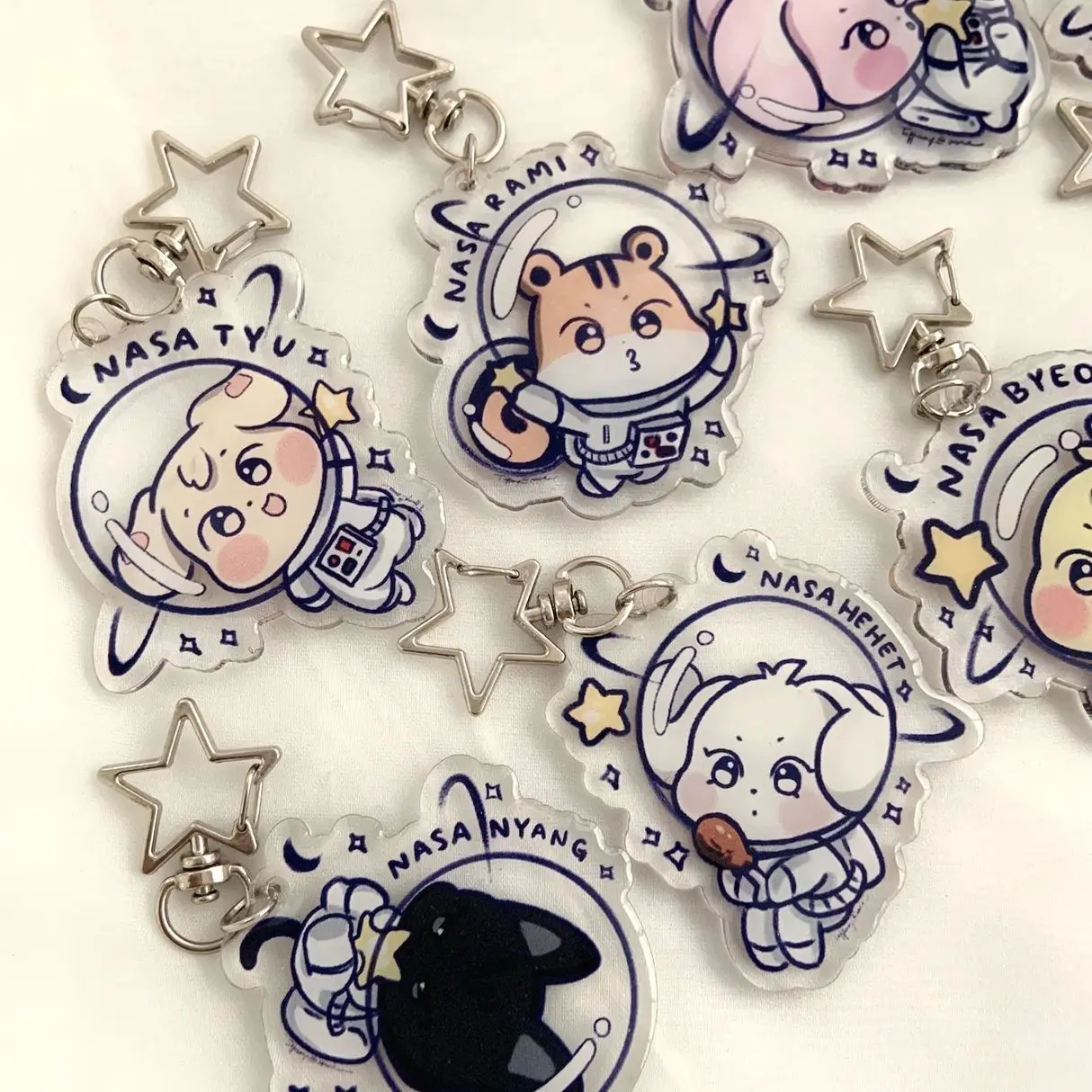 Aniteez Nasa Epoxy acrylic Keychain