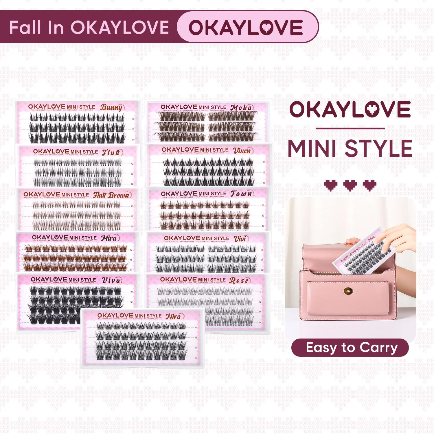 OKAYLOVE MINI Lash Clusters Trial Pack Lash Extension DealsForYouDays