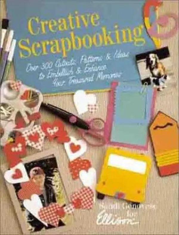 USED Book - Creative Scrapbooking: Over 300 Cutouts, Patterns, & Ideas to Embellish & Enhance Your Treasured Memories by Sandi Genovese (Paperback) - english