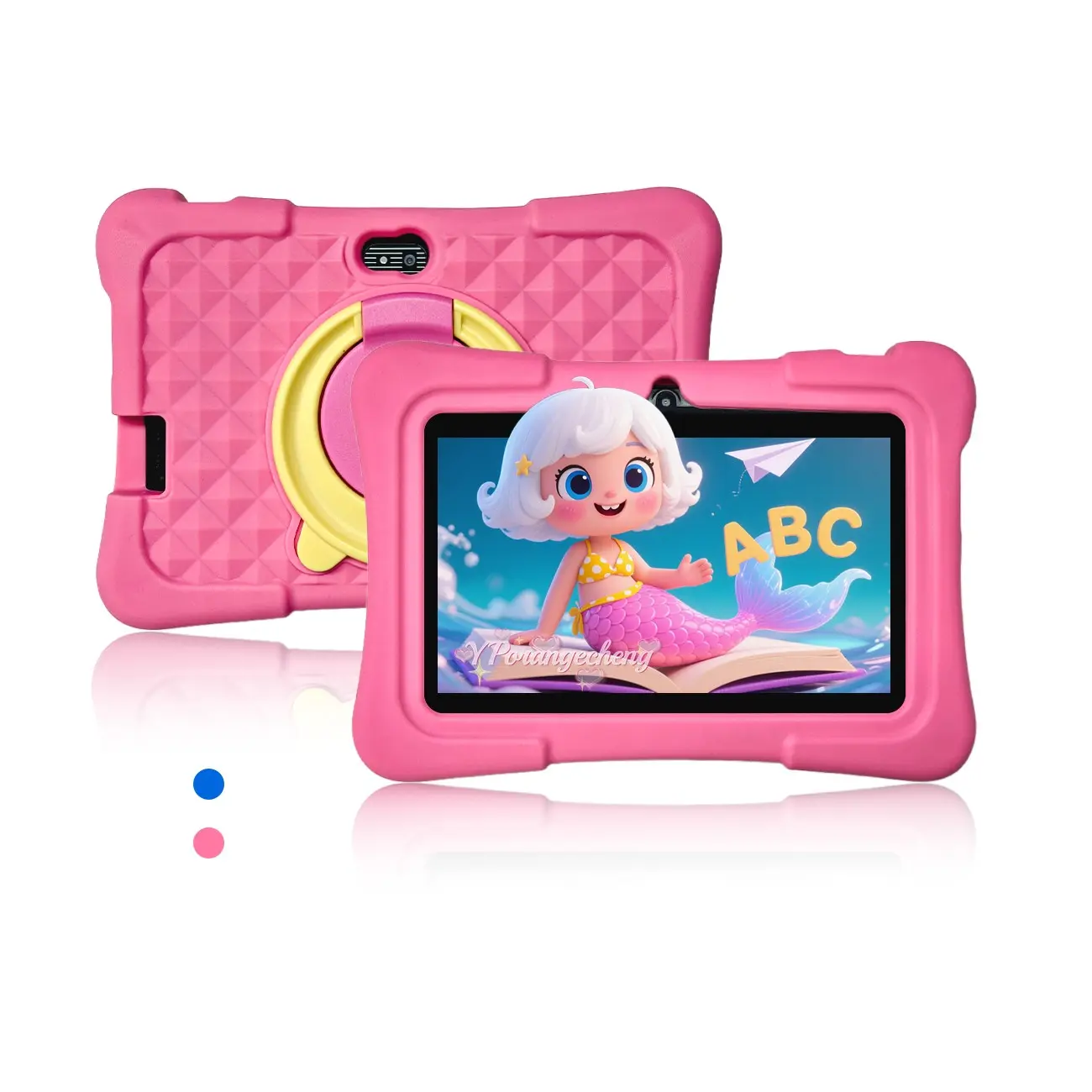 The most desired gift for students! 7-inch Android 12 touchscreen tablet, 2+32GB storage space, parental control mode, 5G WiFi functionality, comes with a protective case, multi-functional design, suitable for both boys and girls, students, an ideal gift