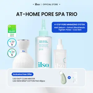 [ILSO Official] At-Home Pore Spa Set (5products) | Blackhead & Sebum Care | Pore Tightening Cooling Routine | Korean Skincare