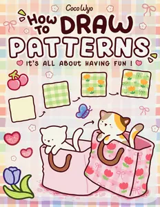 How to Draw Patterns – Easy Step-by-Step Drawing Book for Beginners | Mindful Art Activity for Adults & Kids | Best Creative Gift