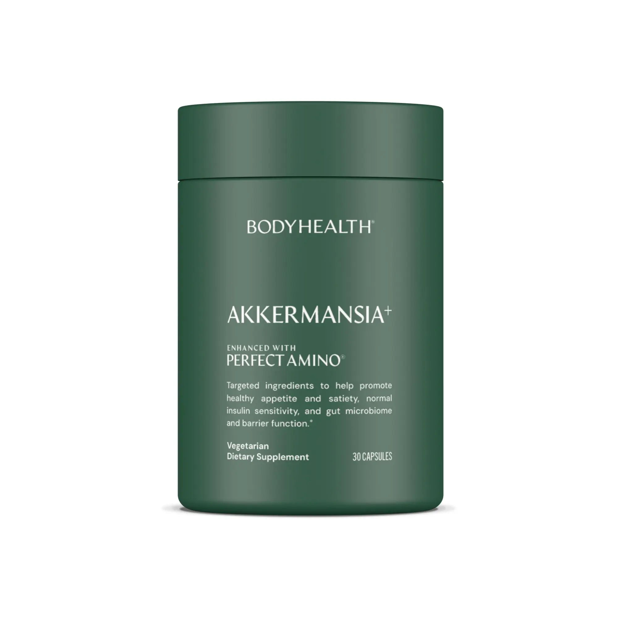 BODYHEALTH Akkermansia+ Probiotic Supplement for Metabolic Efficiency & Gut Health with Delayed-Release Capsules 30 Count Dietary Supplement - Healthcare, Sugar Free, Gluten Free
