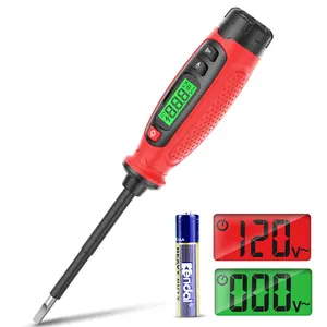 Smart Voltage Tester with Screwdriver, NCV Function, AC 3V-500V With LCD Alert Display, Live Wire Test, Wire Breakpoint Finder, Audible Alarm, Portable Electrical Circuit Detector Tool for Home & Pro Use, For DIY enthusiasts, Gift for Men