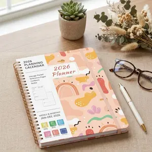 2026 Weekly & Monthly Planner Notebook