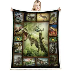 Dinosaur Blanket,Dinosaur Blanket for Boys Girls,Dinosaur Gifts for Adults Throw Blanket,Dinosaur World Blanket,Dino Blanket for Couch Sofa Bedroom Home Dinosaur Decor Christmas gift Dream Weave Home