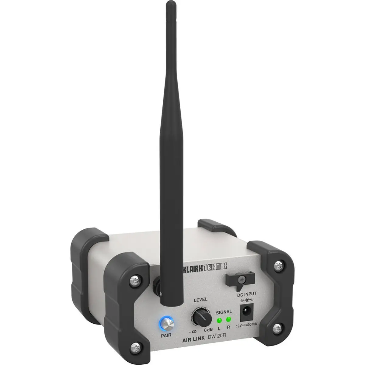 Klark Teknik AIR LINK DW 20R 2.4 GHz Wireless Stereo Receiver for High-Performance Stereo Audio Broadcasting