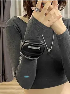 Women's PU Leather Mini Wallet with Zipper, Durable Wallet, Casual Style Wristlet Coin Purse, Fits Cards & Lipstick, Perfect Gift for All Seasons