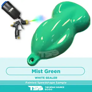 Mist Green Painted Sample (White Ground Coat)