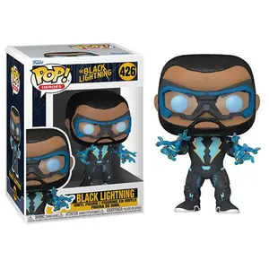 Funko Pop! Black Lightning 426 Vinyl Figure in PopShield Protector