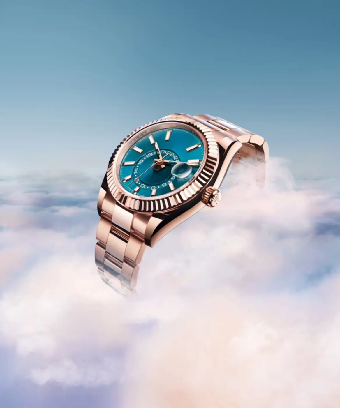 Luxury Fashionable Stylish Automatic Mechanical Men's Watch (SkyDW3113R) - 42mm Bold Fluted Bezel, 904L Stainless Steel, Sapphire Glass, 100m Waterproof, Luminous, Calendar, Secure Fold Clasp, Fashionable Stylish Watch, Stainless Steel Wristwatch, Fashion