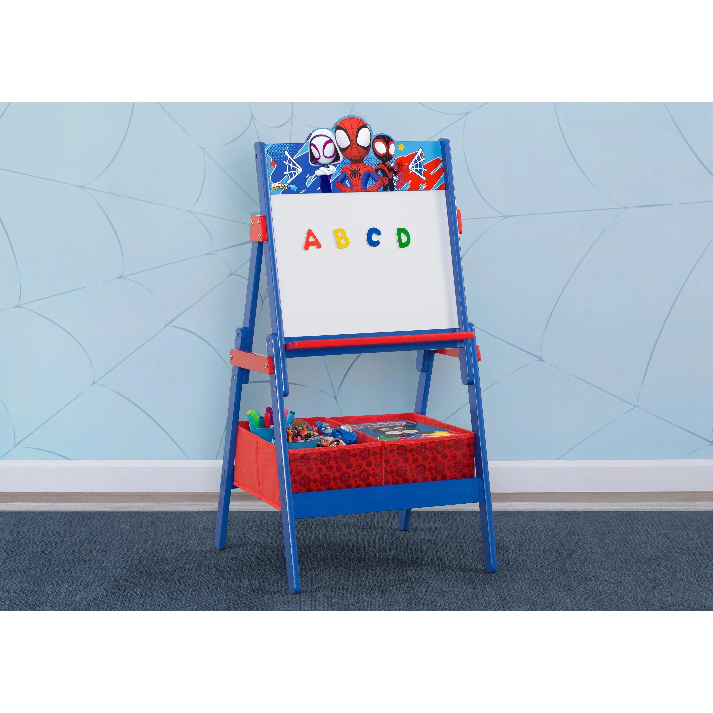 Spidey and His Amazing Friends Wooden Activity Easel with Storage