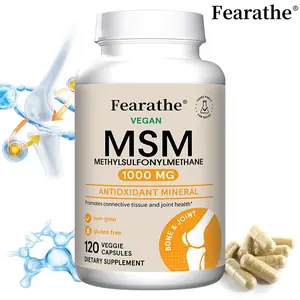 MSM Dietary Supplements - Joint and Bone Health Support, 120 Capsules