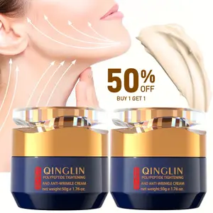 QINGLIN Peptide Multi-Action Moisturizer | Moisturizer Firming Full Face Cream | Korean Botanical Extracts Skin Care Glow(Centella Asiatica Extract)
