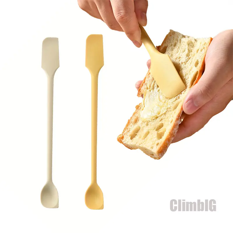 2PCS Silicone Jam Spreaders, Colorful Butter Knife Spreader Set, Minimalist Kitchen Utensils for Jam, Butter, Cream Cheese & Spreads, Compact Breakfast Spreading Tool for Toast, Bread & Baking, Reusable Food Prep Accessory, Kitchen Essential,Outdoor