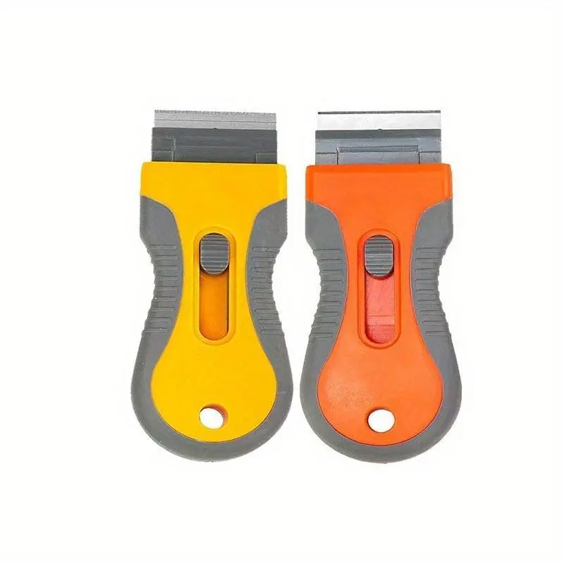 1pc Multi-Purpose Razor Blade Scraper for Windows, Glass, Stove Top - Effortlessly Remove Paint and Clean Surfaces