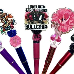 10 FOR $65 CUSTOM BEADED PENS.