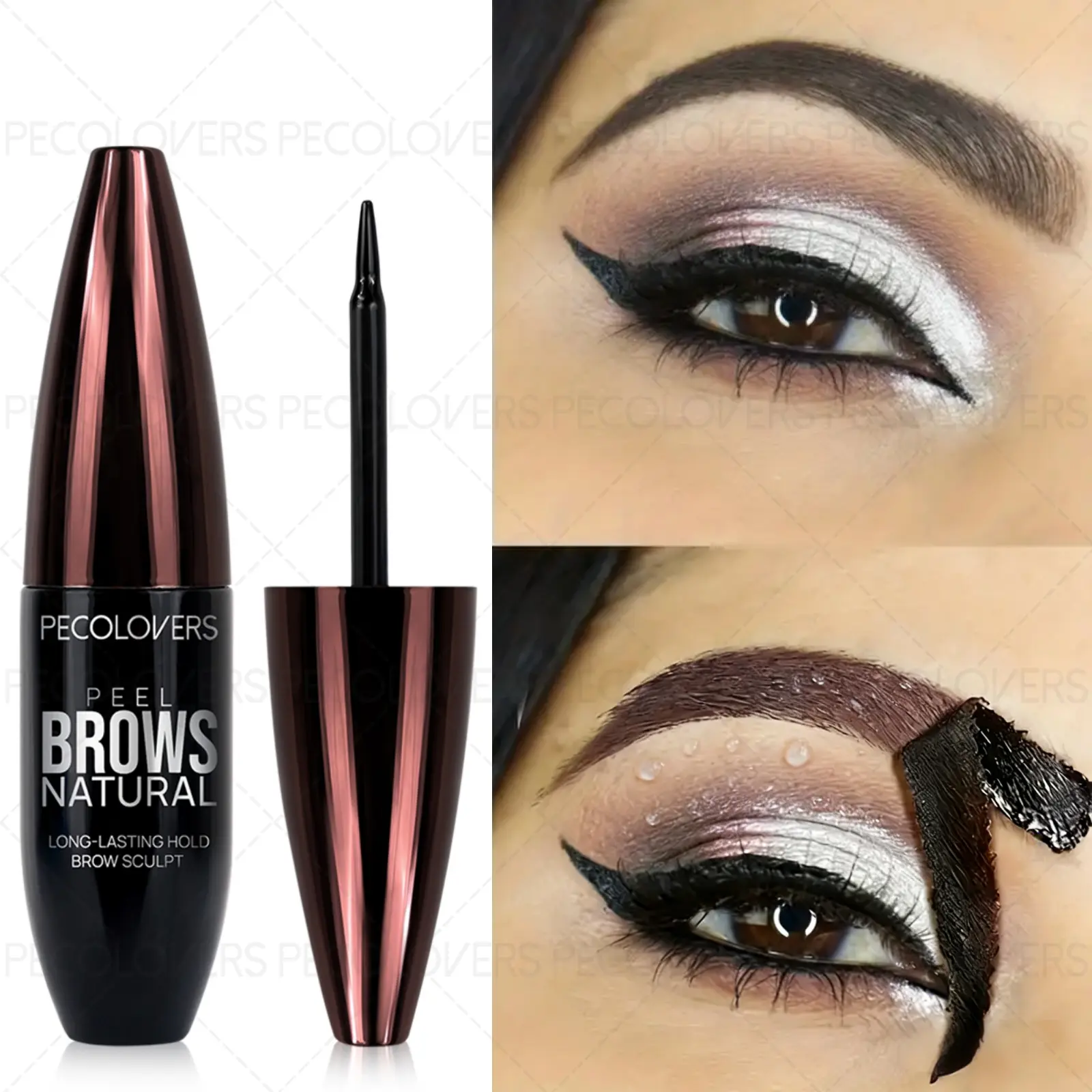 1PC Long-lasting Brow Tinting Brow Gel, Brow Stain, with Waterproof Gel, Peel-off Formula, Eyebrow Tinting Cream, Brow Balm, Enhances Brows, High Pigmentation, Creamy Texture, Novice-friendly, Essential Daily Makeup Tool, Eyebrow Makeup Products