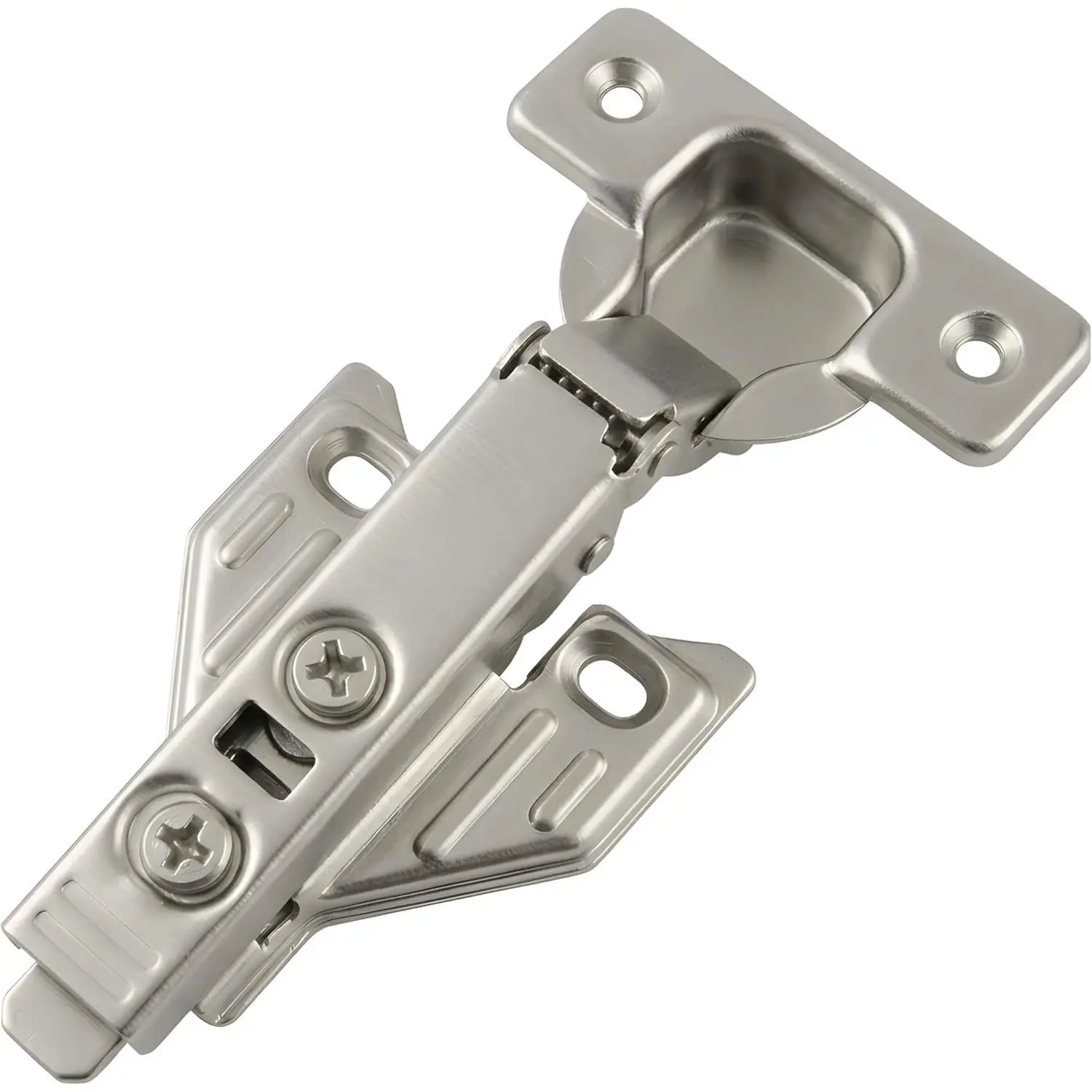 20-Pack, Full Overlay Cabinet Door Hinges,105  Adjustable Concealed Kitchen Cabinet Hinges Soft Close for  Frame Cabinet, with Screws - Durable and Easy Installation