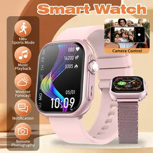 The Ultimate Holiday Gift!️Women's Smartwatch Tracks Heart Rate, Blood Pressure & Sleep. Make Calls, Lasts 7 Days. Perfect for Her! #TikTokShopHolidayHaul #giftideas Military-Grade Smart Watches Wearable Bluetooth smartwatch Monitor Metal Android Chip