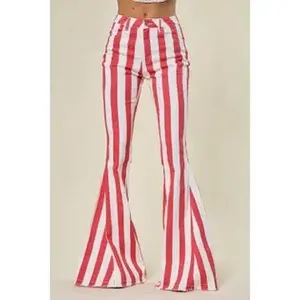 Striped bell bottoms Striped bell bottoms