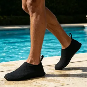 Adult Beach Shoes: Non-Slip Soft-Soled Summer Swim Shoes for Men and Women—Perfect for Diving, Snorkeling, River Trekking, and Barefoot Activities—Solid Color, Skin-Friendly Design